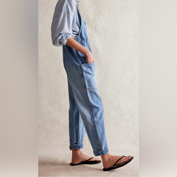 We The Free High Roller Jumpsuit Size L NWT - Picture 4 of 16